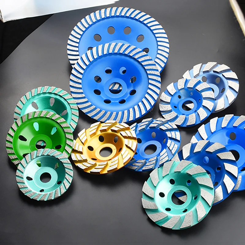 

80/90/100/125mm Thickened Diamond Grinding Disc Angle Grinder Polishing Plate for Marble Cement Concrete Floor Grinding Wheel