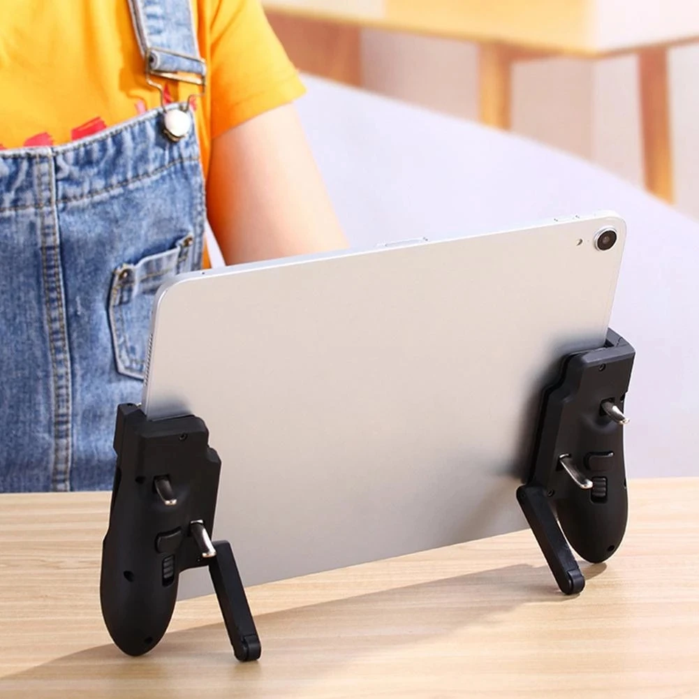Для iPad Android Tablet Trigger Pubg 6 Fingers Free Fire аксессуары контроллер геймпад джойстик игровая
