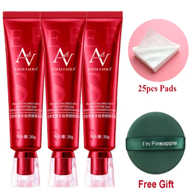 

Acne Concealer FV Foundation Kit Maquillaj Face Skin Care Cream Full Facial Coverage Cream Cosmetic With Free Gift Oil Control