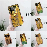 kiss by gustav klimt soft mobile phone cover for apple iphone 13 12 mini 11 pro xs max xr x 8 7 6s 6 plus 5s se compatible