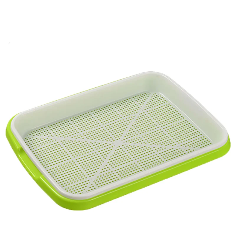 

Seed Sprouter Tray 2 Layer Soilless Bean Hydroponic Nursery Plate Sprouting Pot Planter Garden Planting Germination Tool