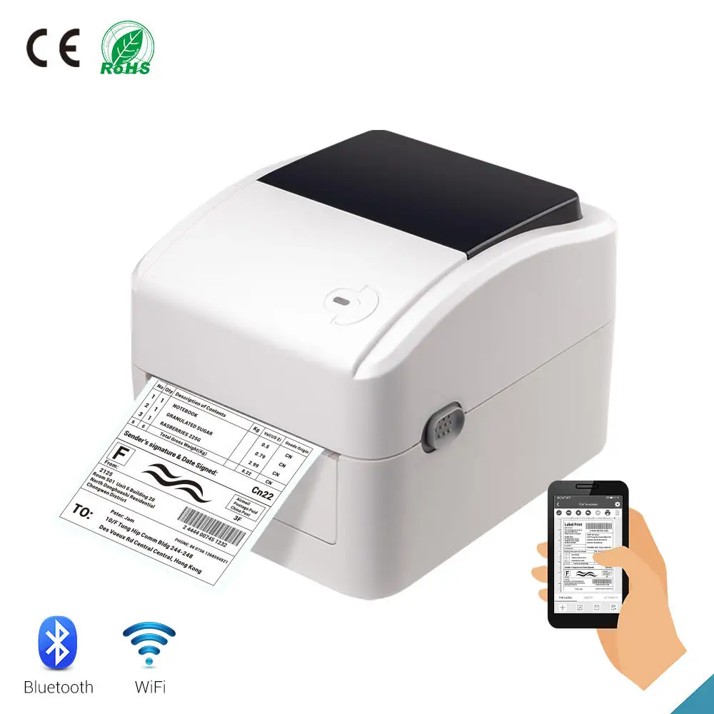 Фото Термопринтер Xprinter 420B: Новинка, 4 дюйма, высокое качество, интеллектуальная настройка непрерывной печати, принтер для этикеток №3