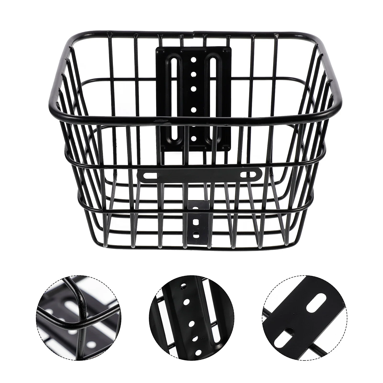 

Bike Basket Front Handlebar Basket Detachable Accessories