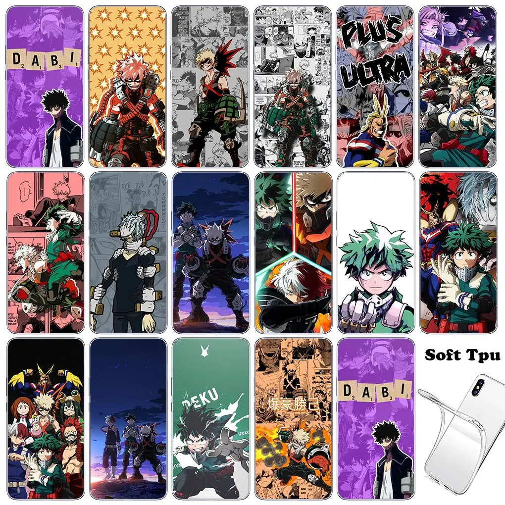 Чехол Midoriya Izuku для Motorola Moto Edge 40 Pro 30 neo 20 Fusion Ultra G200 E22 E40 E30 E22I