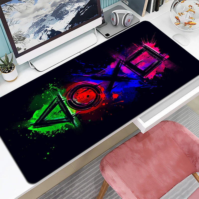 

Mouse Pad PlayStations Mats Gaming Accessories Pc Anime Mause Mousepad Gamer Desk Computer Deskmat Carpet Game Xxl Extended Pads
