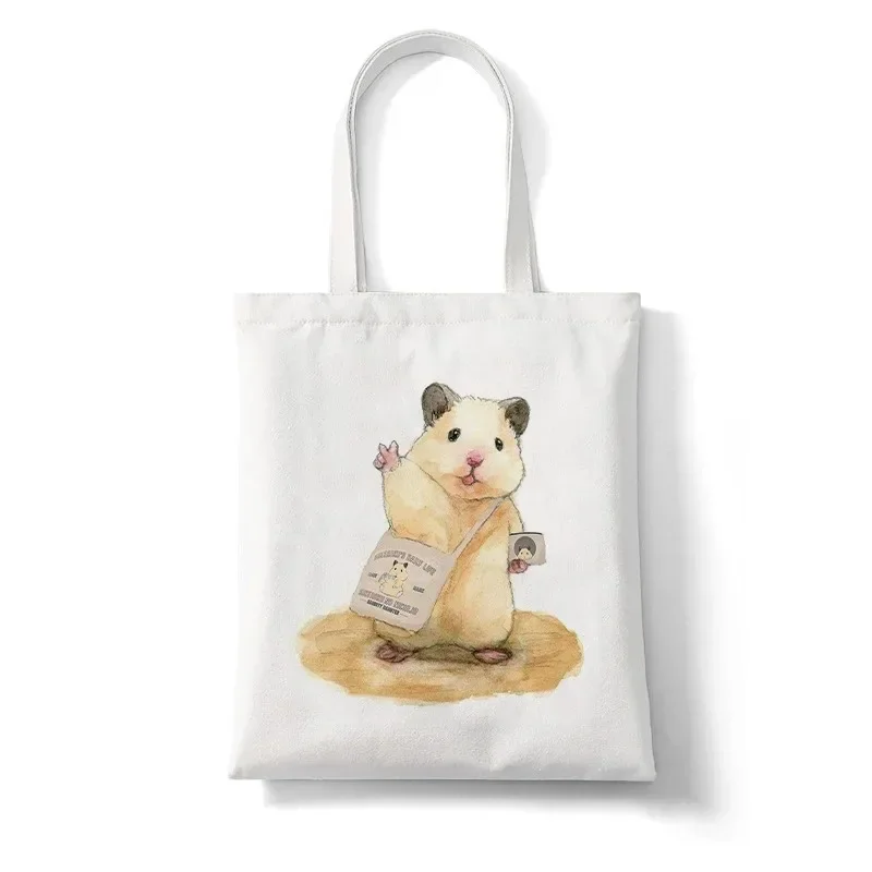 Go Quokka с принтом большая вместительная холщовая сумка для девочек женские сумки