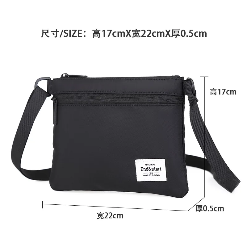 Men's Small Shoulder Bag Summer Crossbody Bag Casual Portable Small Shoulder Bag Mobile Phone Bag