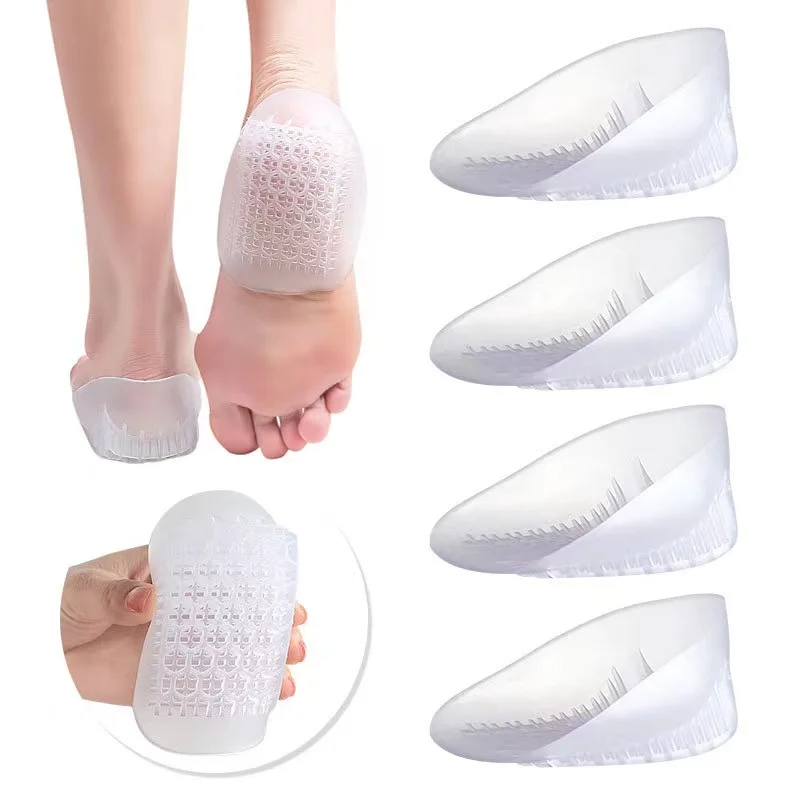 U-shaped sports heel pad soft heel shock-absorbing invisible inner booster pad men's women's sports ankle support heel half pad