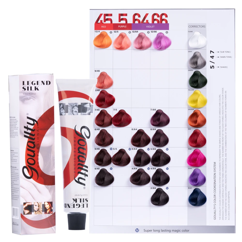 Ful Hair Dye Cream 100ml Hair Tint Colorant Red Brown Grey Permanent Salon Hair Color Paint
