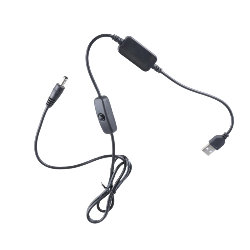 Кабель-переходник USB-DC12V повышающий преобразователь напряжения USB кабель