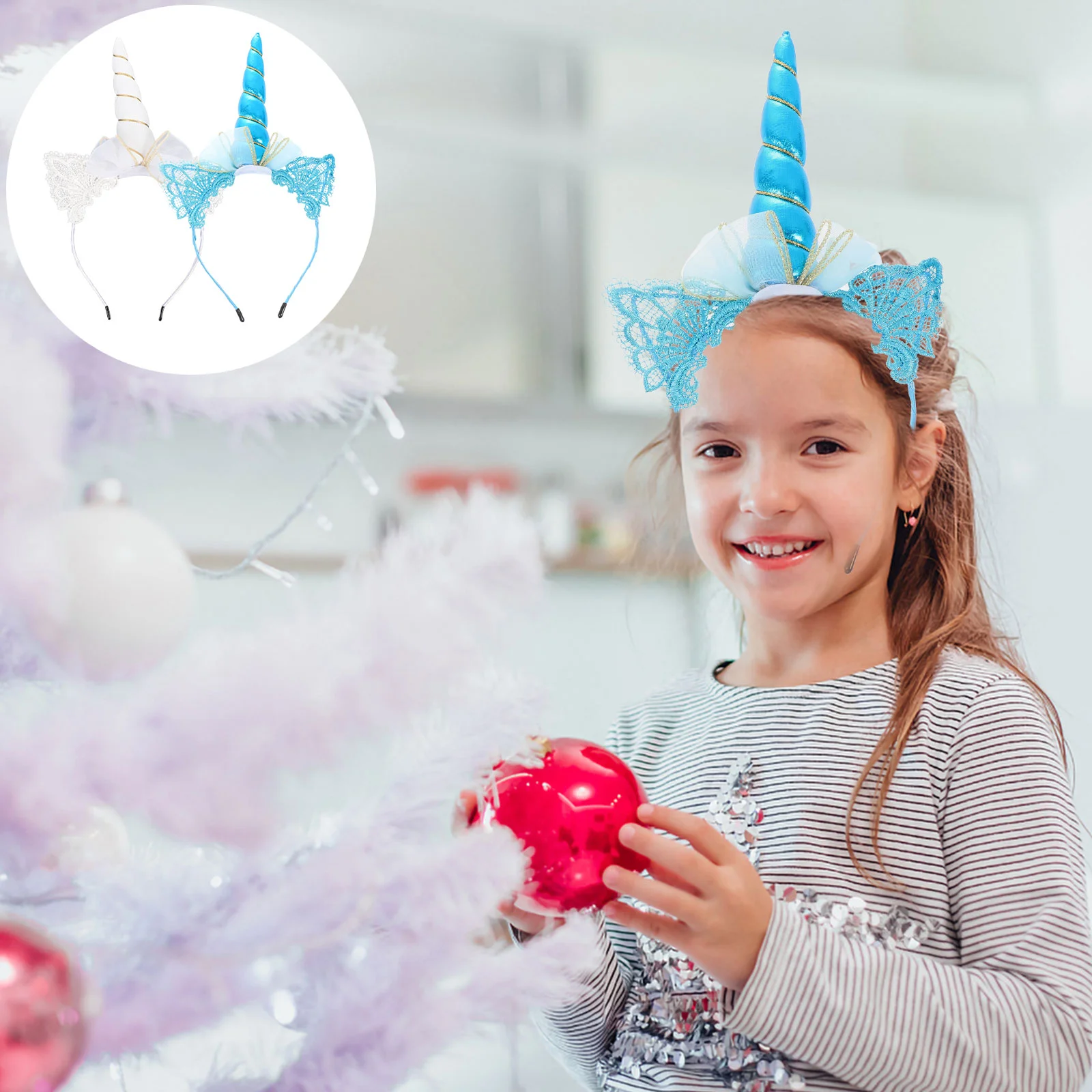 

2 шт. изящная повязка на голову в виде единорога