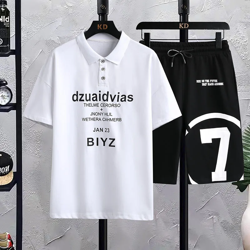 Summer Women Two Piece Sets Short Sleeve T-shirts And Shorts Suits For Womens Clothing Casual Outfits Ropa De Hombre