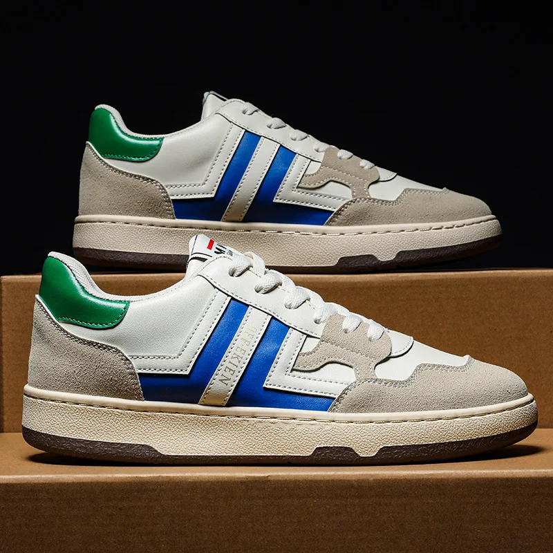 

Men Sneakers Retro German Training Shoes Japanese Casual Skateboard Shoes Boys 2021 New Autumn Winter Breathable Sports Shoes