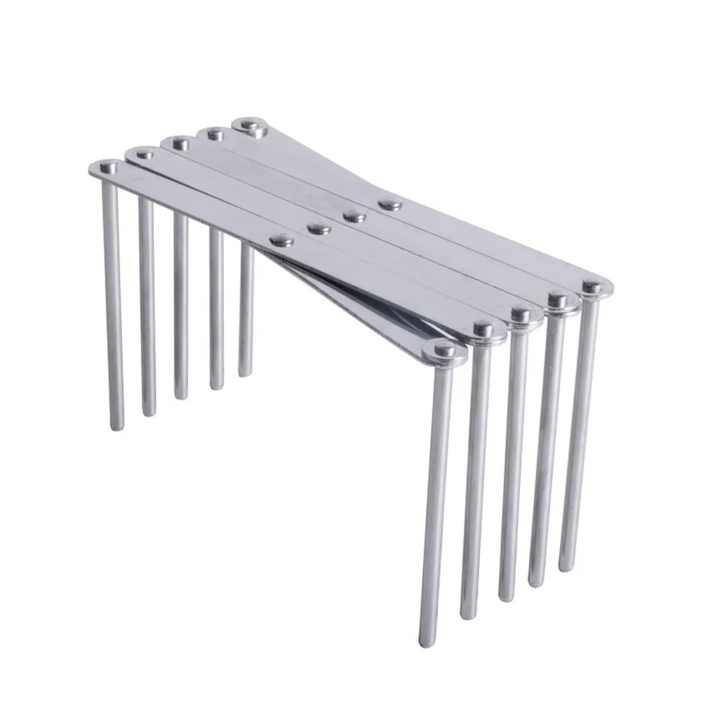 

Kitchen Storage Shelf Collapsible Drying Rack Clothes Stainless Steel Flatware Display Organizer Dish Tableware Draining Plates