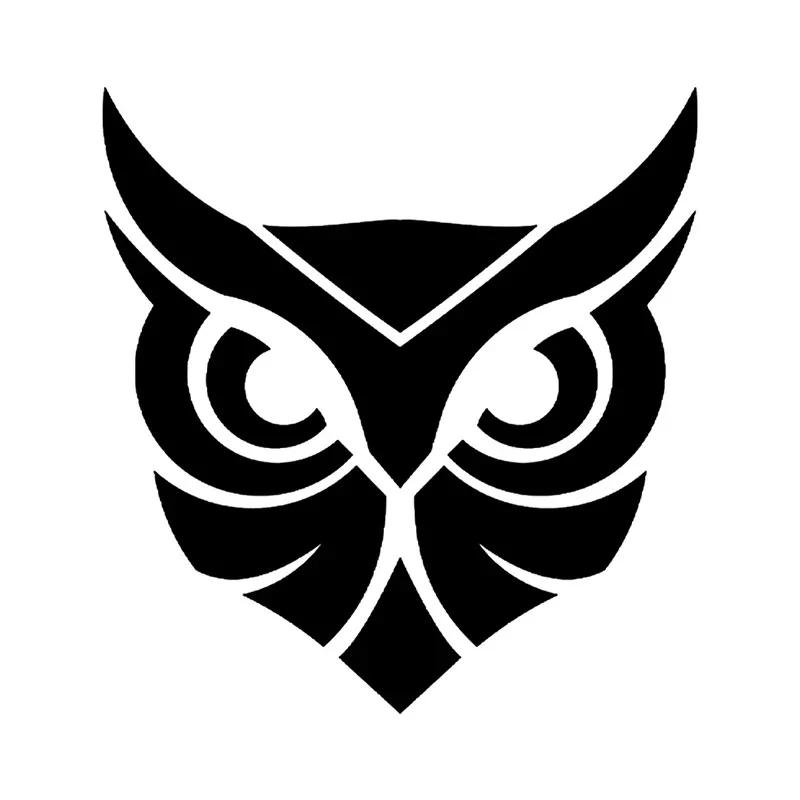 Автомобильная наклейка с изображением совы Оригинальная виниловая декоративная