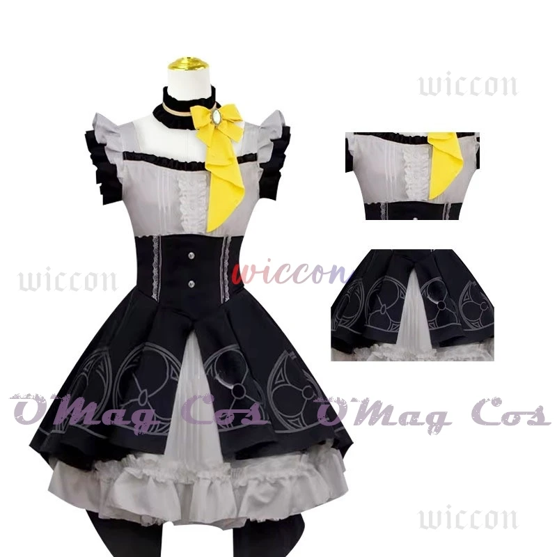 Аниме игра синий архив Iochi Mari косплей костюм женское платье для девочек парик