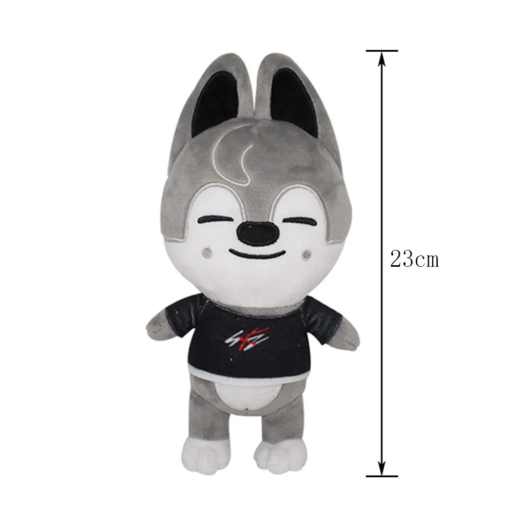 

Juguetes de peluche Skzoo de 26cm para niños, peluches de animales de dibujos animados, muñeca Bbokari Leebit Wolf Chan Puppym,