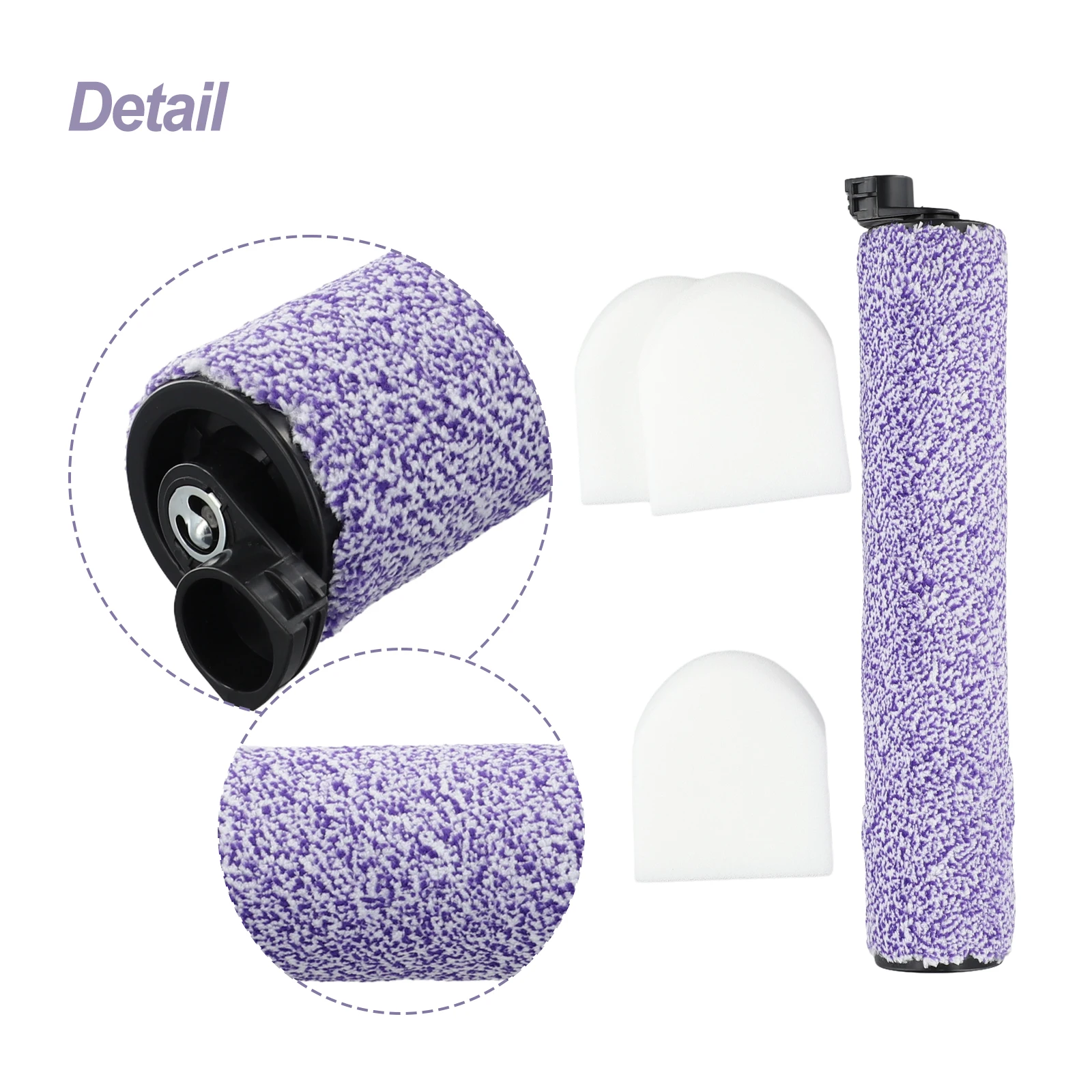 Практичный поролоновый фильтр с роликовой щеткой для пылесоса Shark WD101 WD201 XL 3 в 1