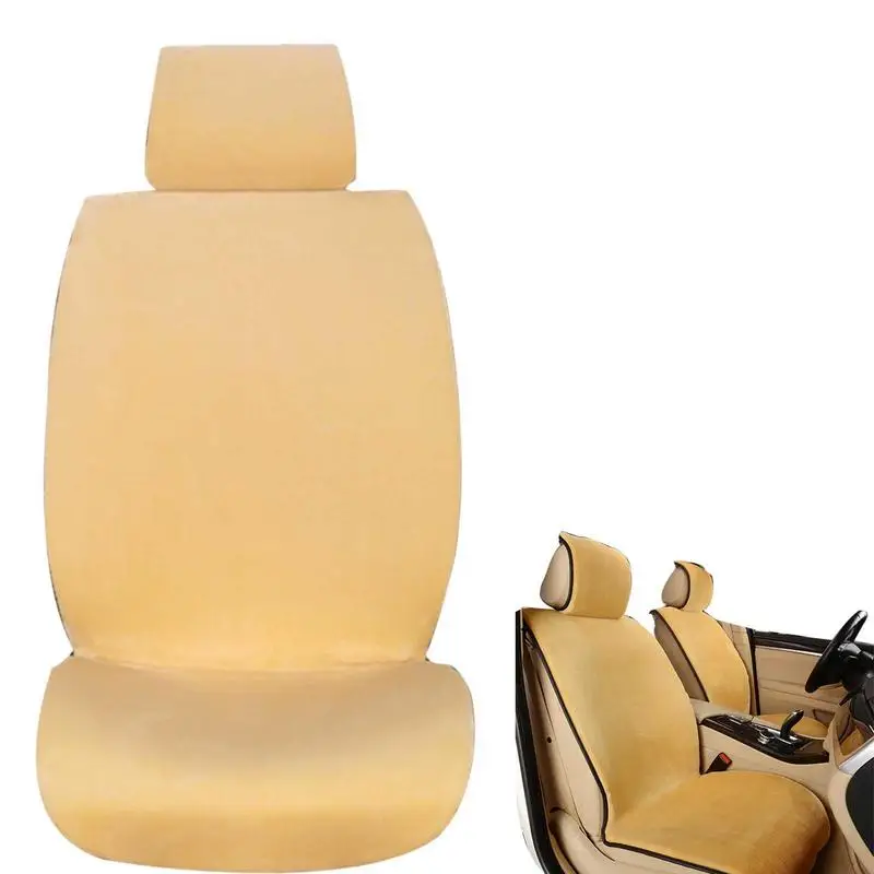 

Warm Seat Covers Auto Universal Front Of Car Seat Cushions Winter Car Seat Covers Full Set Universal Fit For 95 Cars SUV Pickup