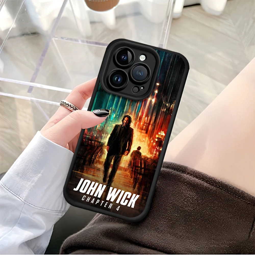 Пленка John Wick Chapter 4 для iPhone 16 15 14 13 12 11 Pro Max Plus защитная противоударная силиконовая