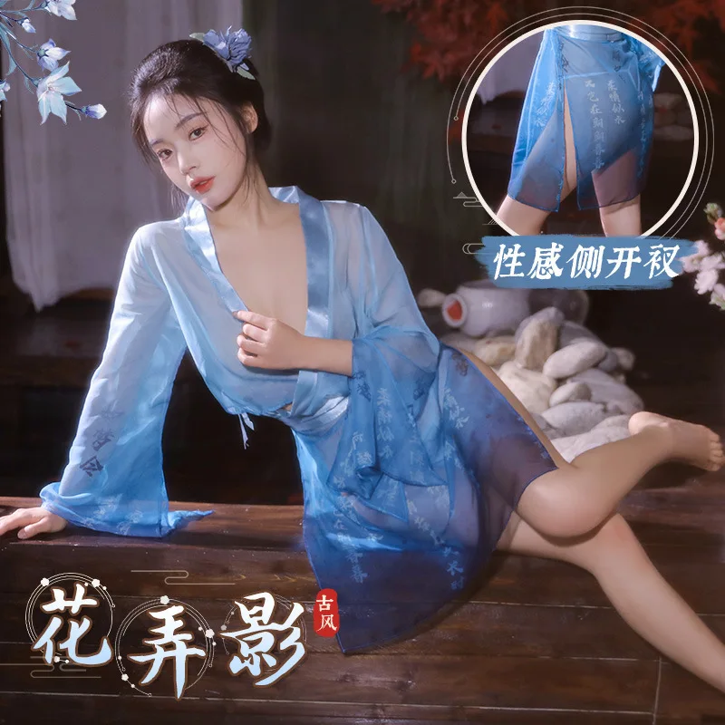 Женское пикантное кимоно для косплея из японского аниме традиционный стиль