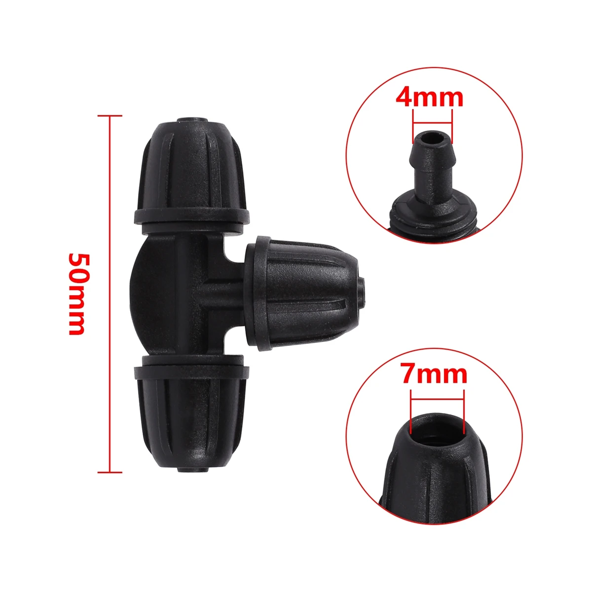 

Пластиковые соединители для садового полива 5/10/20 шт