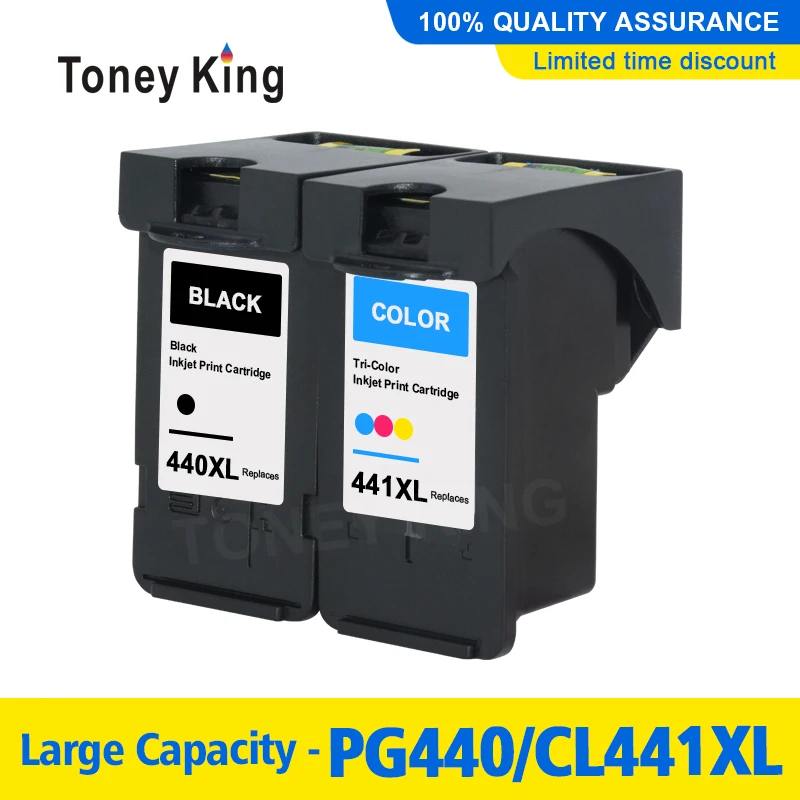 

Toney King 2X PG440 CL441 PG-440 CL-441 совместимый чернильный картридж для Canon PIXMA MX374 MX394 MX434 MX454 MG3240 MG3540