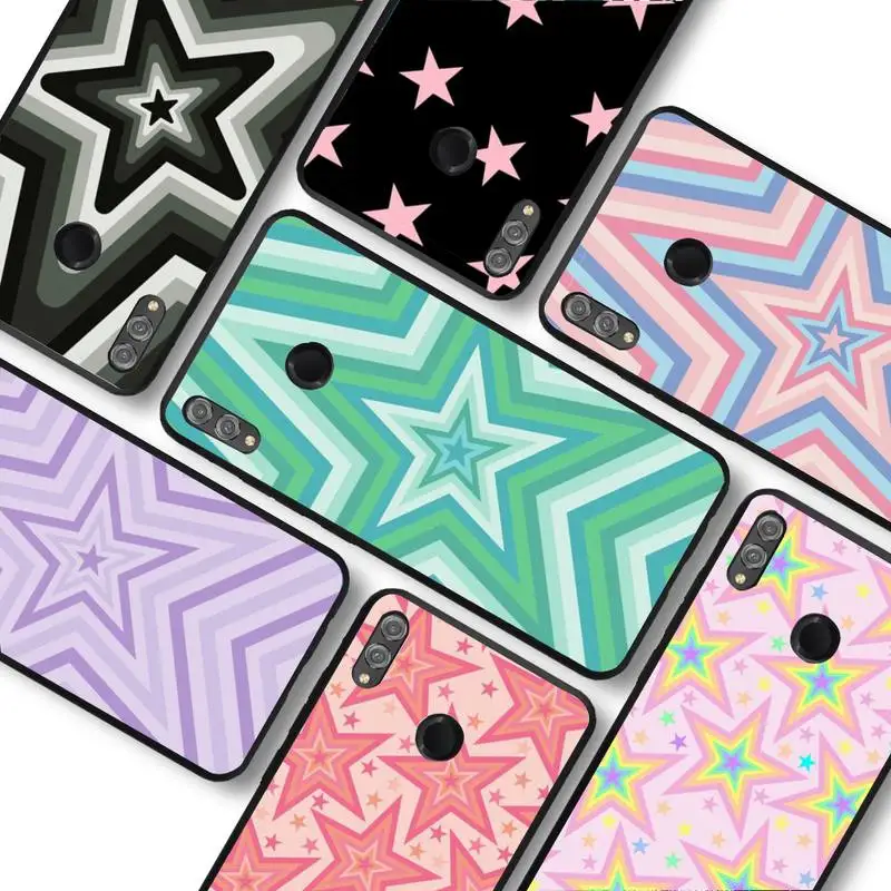 

Multicolor Stars Phone Case for Huawei Honor 10 i 8X C 5A 20 9 10 30 lite pro Voew 10 20 V30