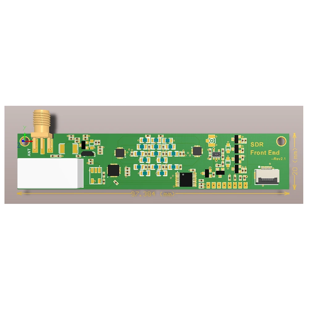 

Expansion Board for SDR-PRO/SDR-MAX Malachite SDR Receiver,500KHz-4.5MMHz Expansion Board