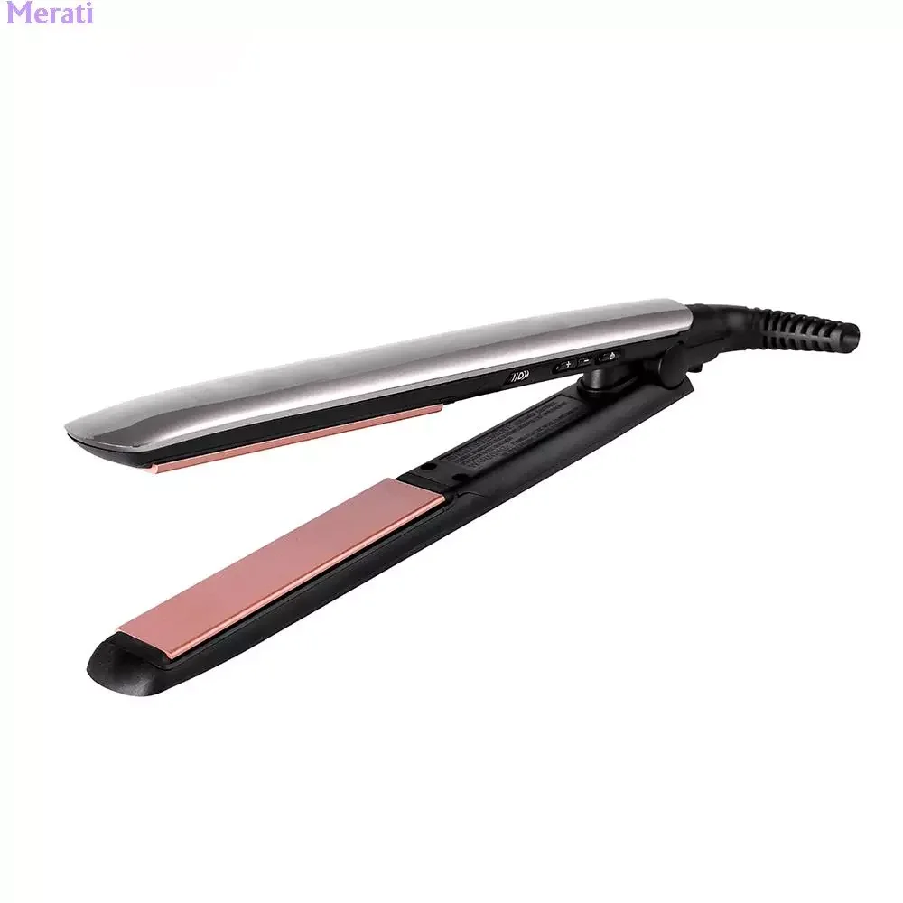 

NEW2023 S8590 Keratin Therapy Hair Straightener Flat Iron Straightening Hair Styler Ceramic Plated Straight Smooth Curling Hair