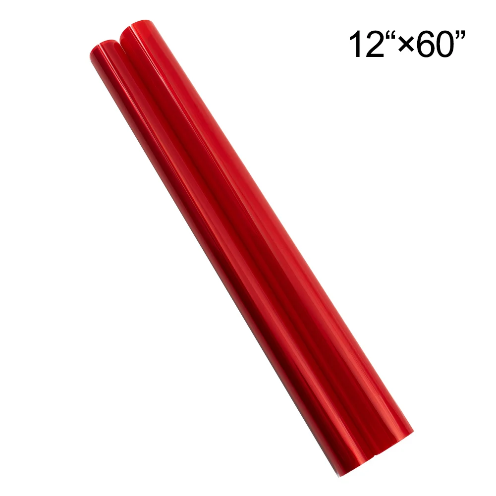 

Универсальная автомобильная фотопленка, виниловая 12x60 дюймов, 1 шт., внешняя противотуманная фара, красная наклейка, задний фонарь, прочная фара для грузовика