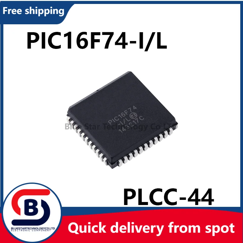 

Free Shipping 10-50pcs/lots PIC16F74-I/L PIC16F74 16F74 PLCC44 Fast delivery In stock