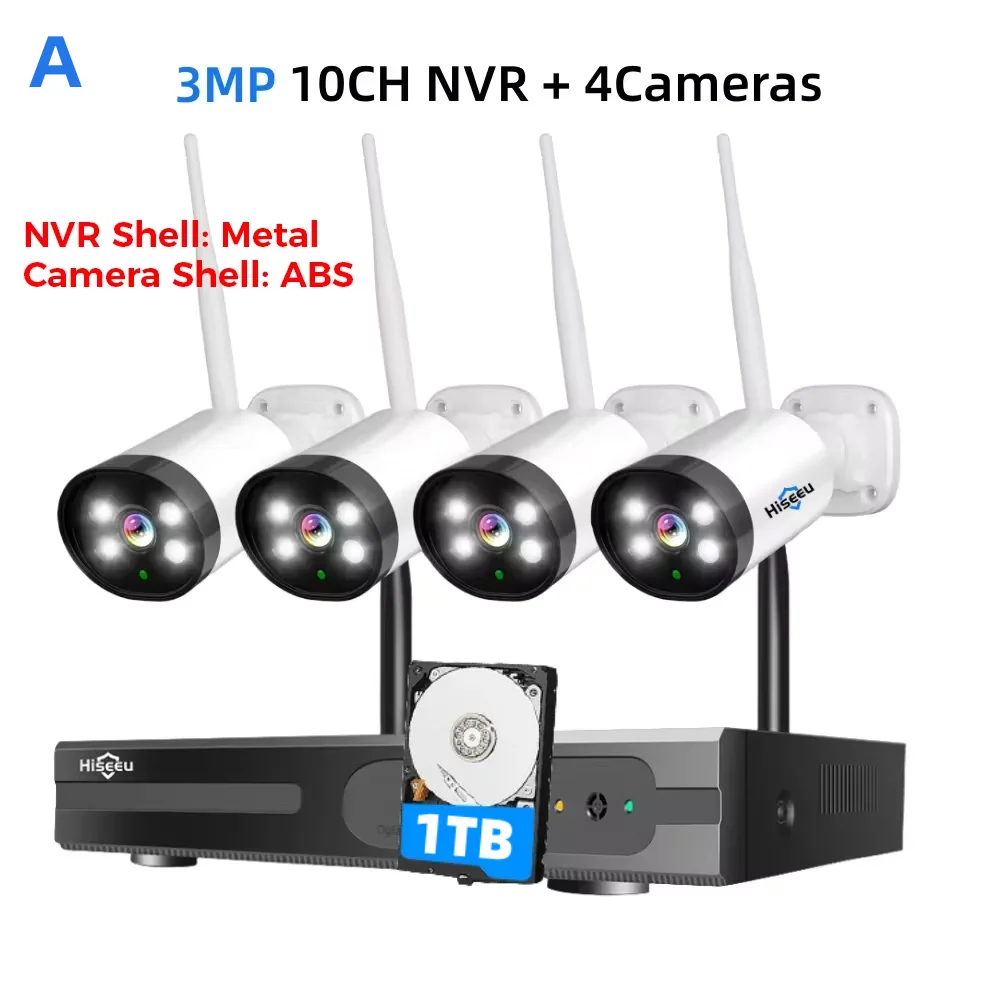 

Беспроводной видеорегистратор Hiseeu 3MP 16 каналов