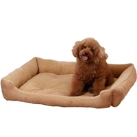 hot pet dog bed house for medium large dogs soft fleece sleeping kennel comfortable cat bed mat calming sofa beds winter cushion