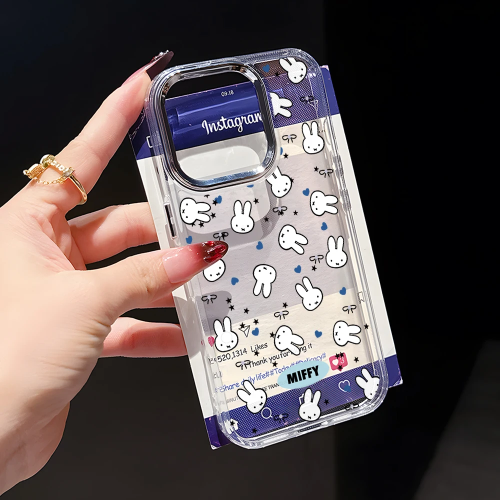 Фото Чехол для телефона White Rabbit M-Miffany для Pixel 10 9 9a 8 8a Pro XL 5G, роскошный прозрачный чехол №4