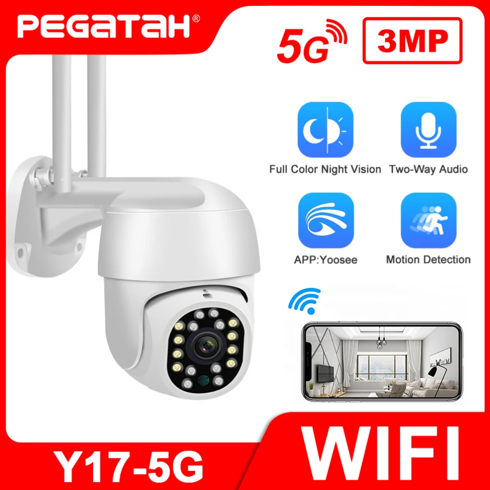 

3MP WIFI Pan Tilt Zoom Full HD IP Camera Outdoor Wireless Security Camera Waterproof Surveillance Camera Audio Night Vision IP66