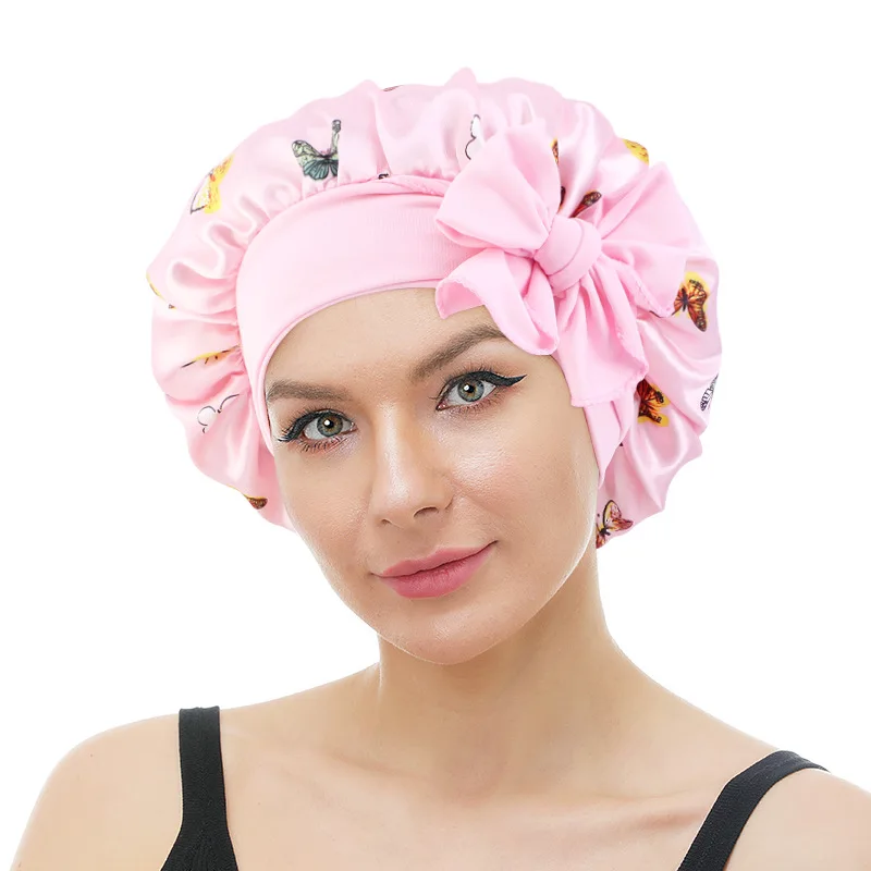

Elastic Wide Edge Hat Turban Bandanas Round Headscarf Chemo Head Scarves Pre-Tied Headwear Bandana Tichel for Ladies Turbante