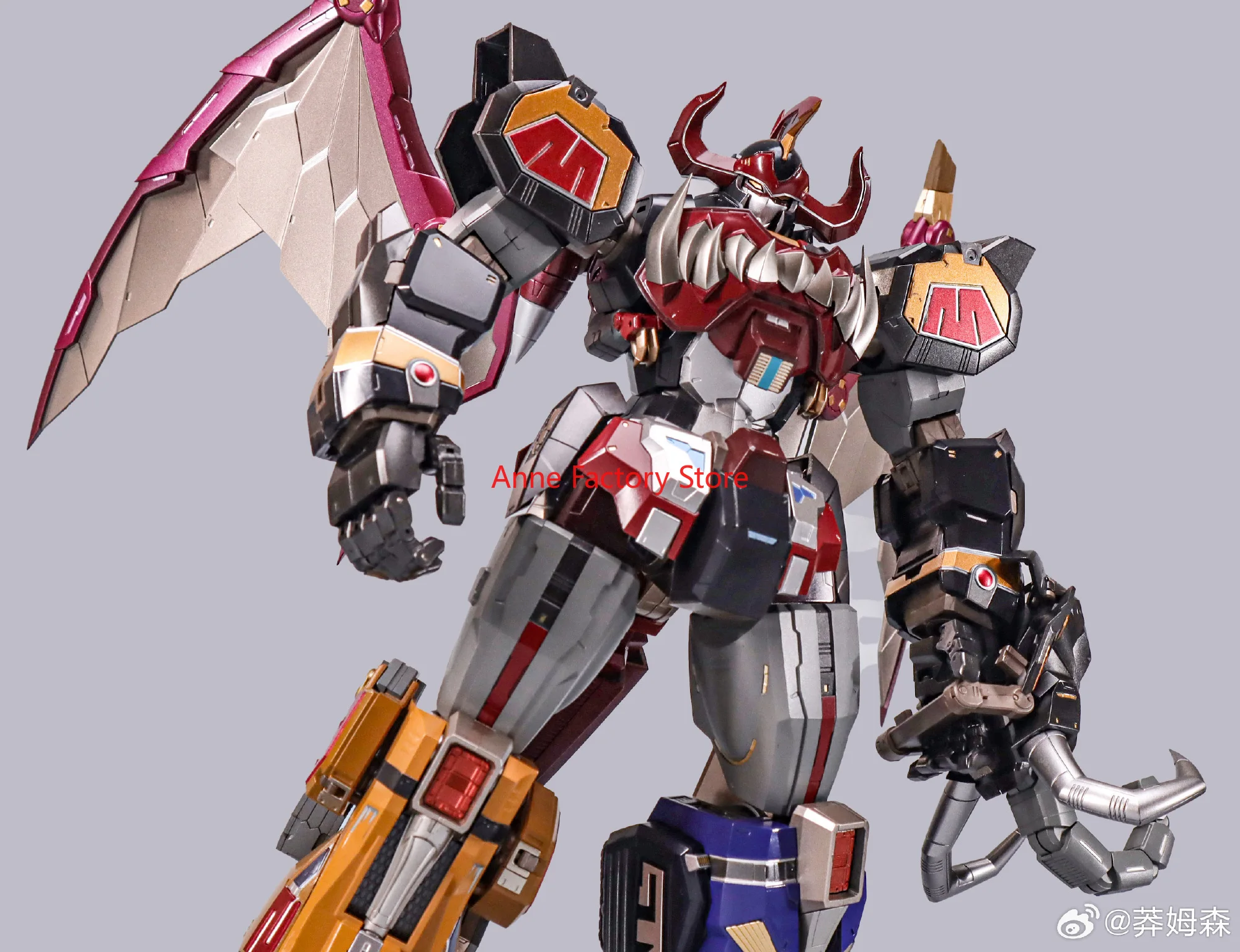 Фото Nuevo Modelo De Ráfaga ZL-01 KO FLAMETOYS BEAST LORD Dragon Caesar Megazord Aleación Producto Terminado Modelo Figuras De Acción №3