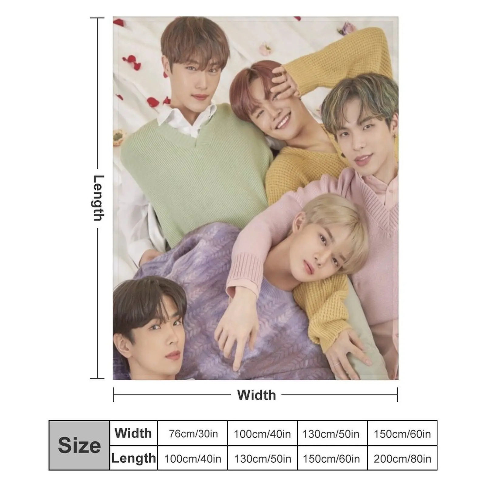 CIX - 'OK' Эпизод 1: OK Not Teaser Pictures 458 BX Seunghun Yonghee Bae Jinyoung Hyunsuk KPOP Boy Band Group Плед