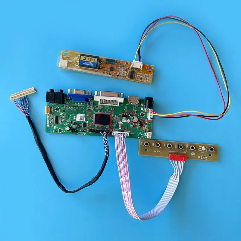 

For LP141WX1-TL LP141WX3-TL Controller Driver Board LVDS-30Pin 1CCFL HDMI-Compatible DIY Kit 1280*800 LCD Display Screen DVI VGA