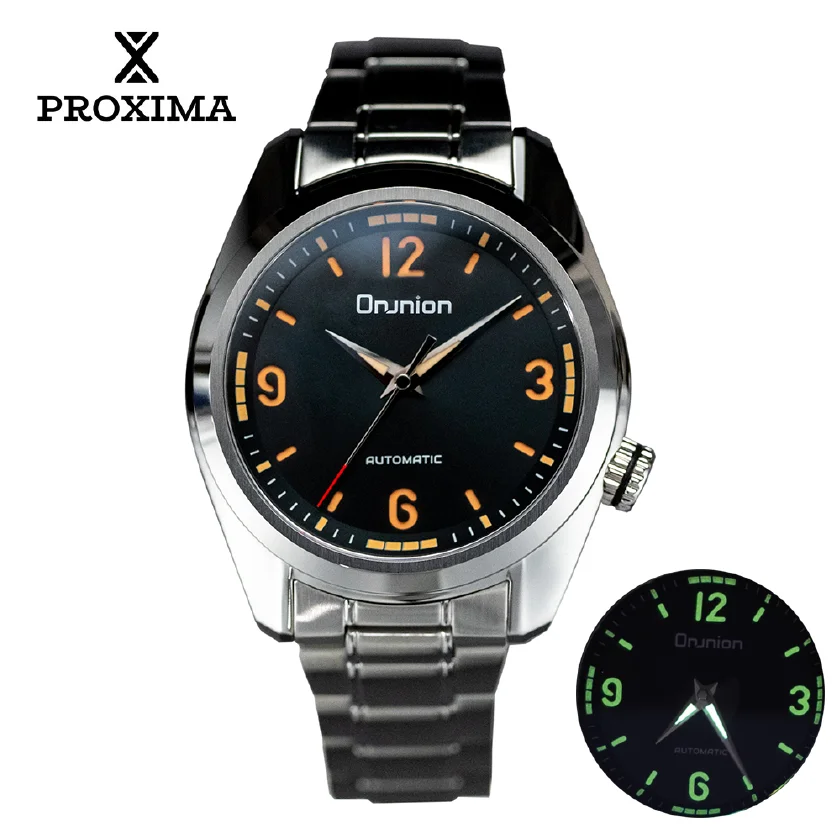 

Proxima OM15 Men's Automatic Mechanical Watches 42mm Classic Luxury Pilot Vintage Military Enthusiasts Dress C3 Luminous 20Bar