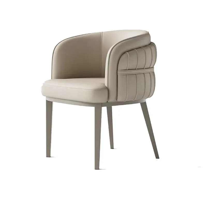 Современные городские обеденные стулья в итальянском стиле Iight Iuxury мебель Ieather