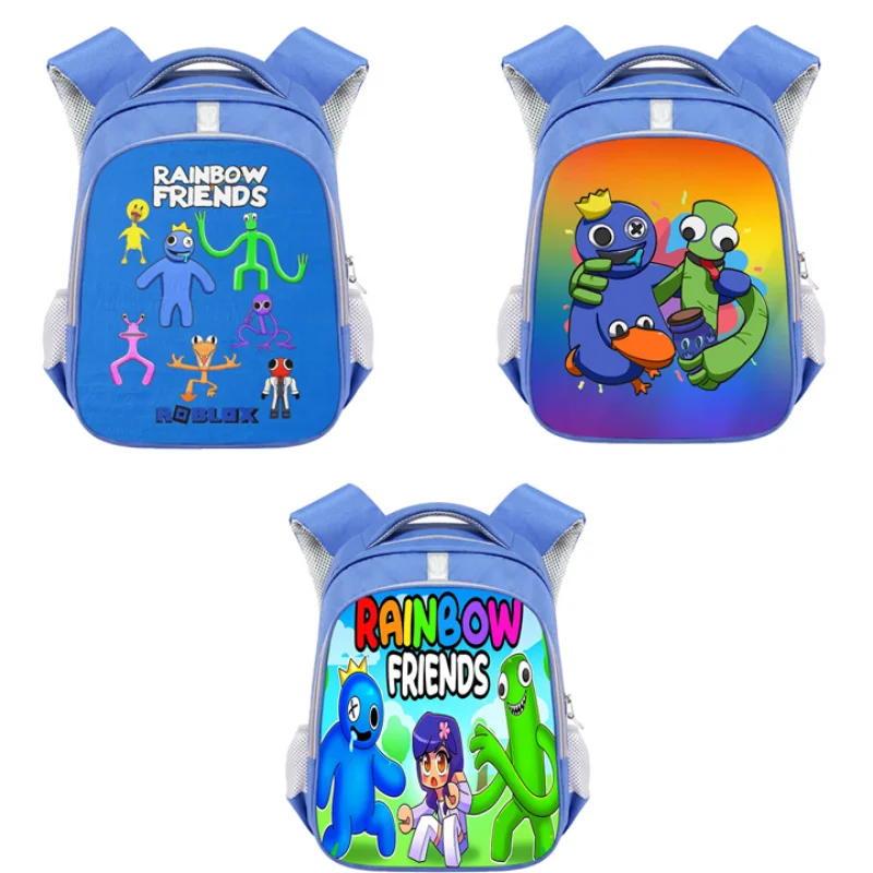 

Rainbow Friends Backpack Student Cartoon Anime Stationery Back To School Supply Kawaii Student Bag Children's Birthday Gifts