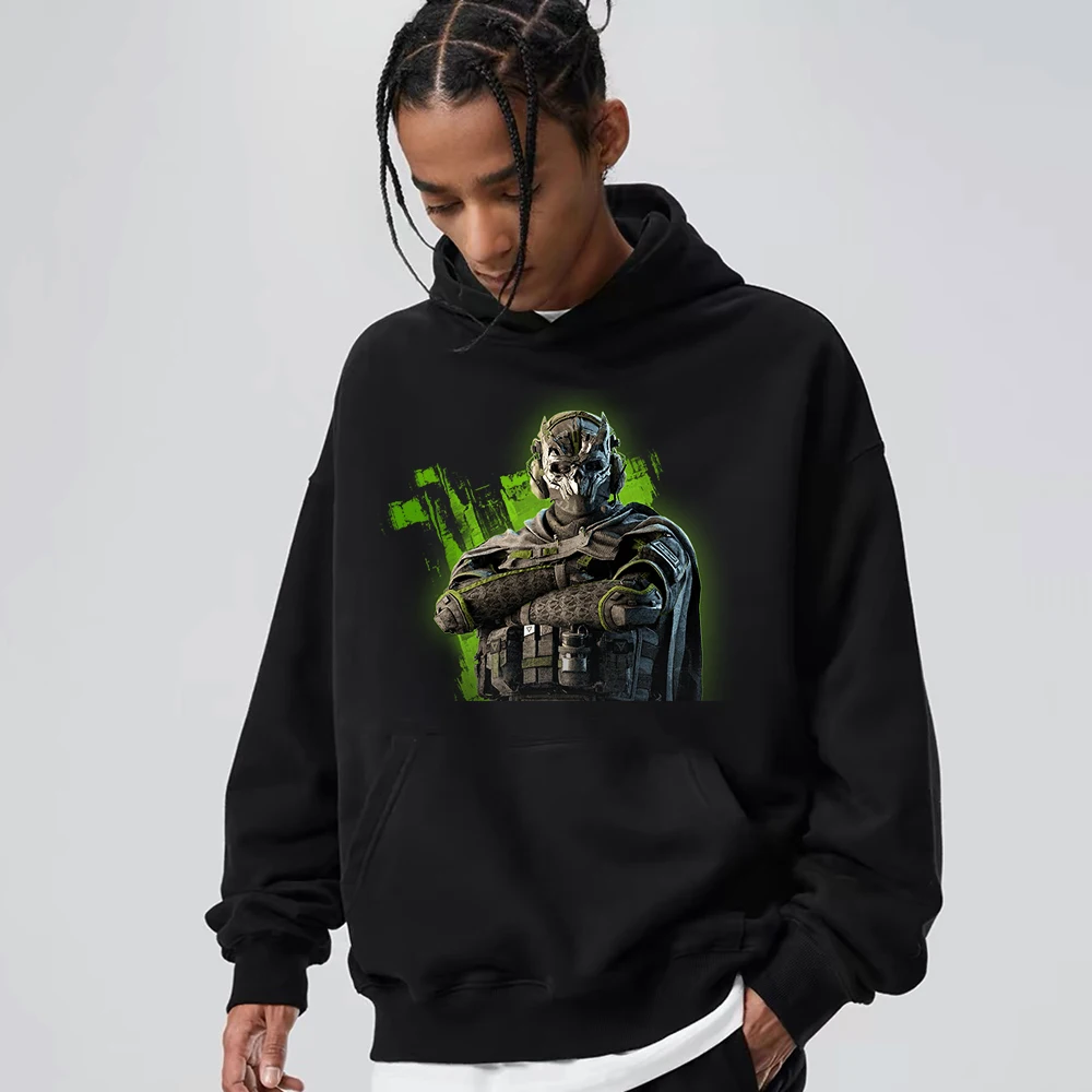 Мужские повседневные пуловеры с рисунком надписи Call of Duty Warzone Мужская одежда