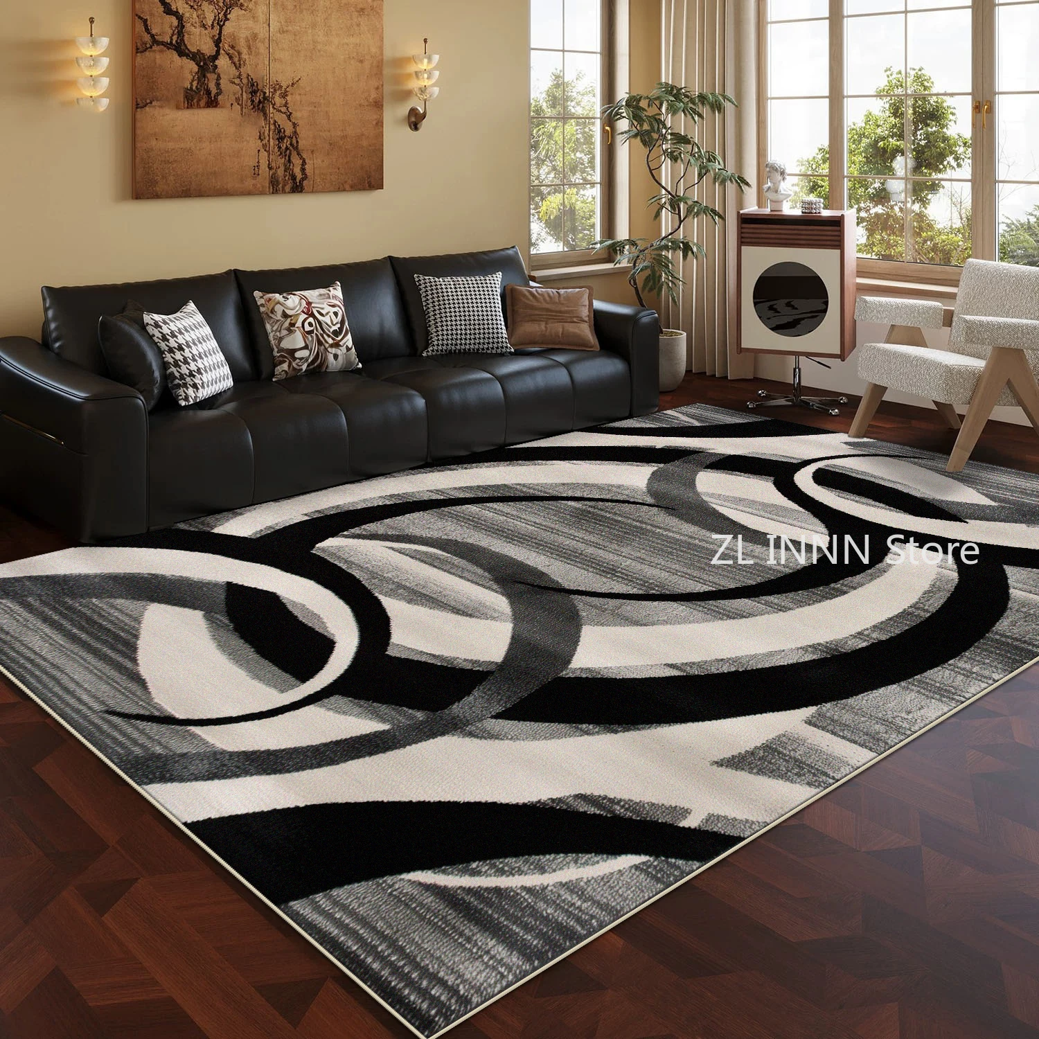 

Абстрактный ковер для гостиной