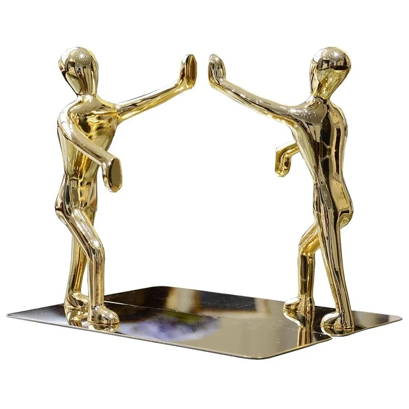 

PHFU-золотые книжные подставки для мальчиков, книжная полка, настольный органайзер, полка, офисные аксессуары, канцелярские принадлежности