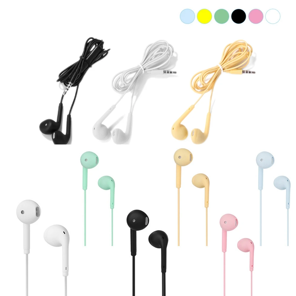 

Universal Wired Earbuds 3.5mm Jack Headphones Earphones In-Ear Earphone Sport Headset Earpiece For iPhone Android Phone Tablet