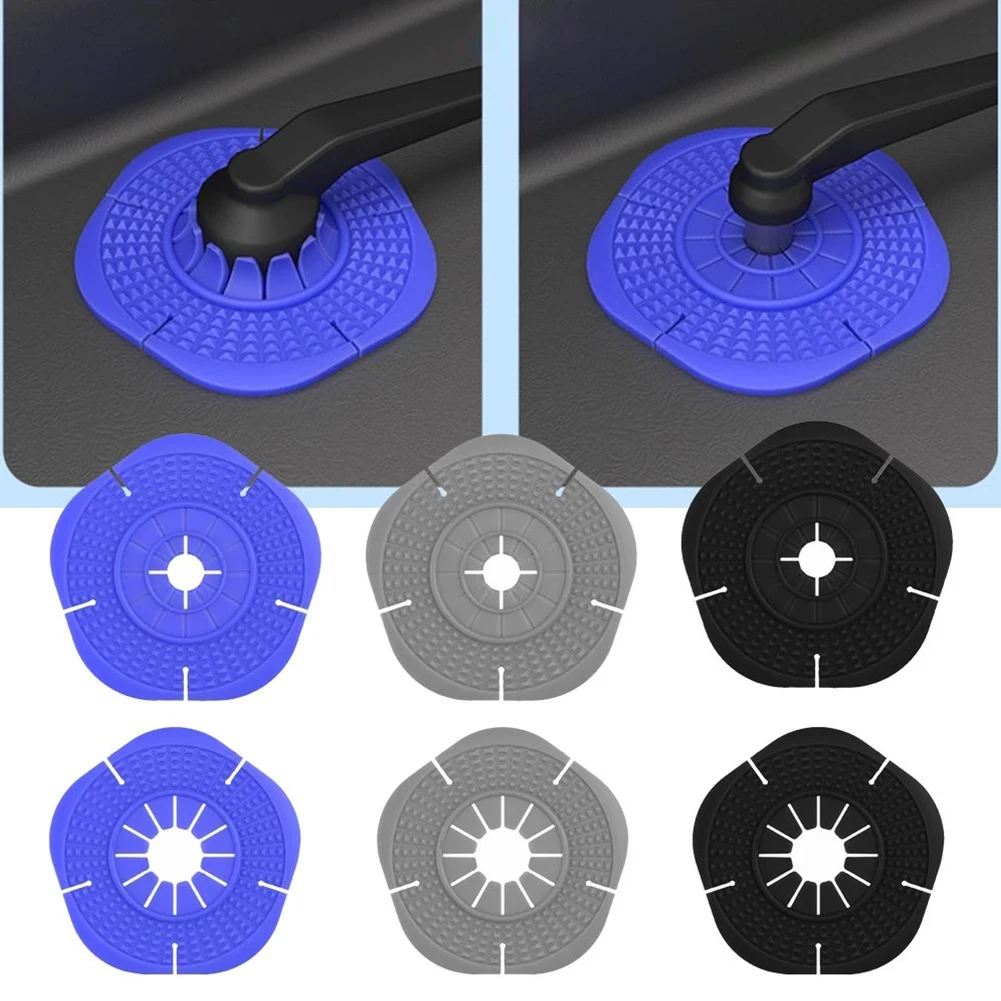 

2Pcs Universal Car Windshield Wiper Arm Bottom Hole Protective Cover Silicone Dustproof Cover Prevent Debris Leaves Accessories