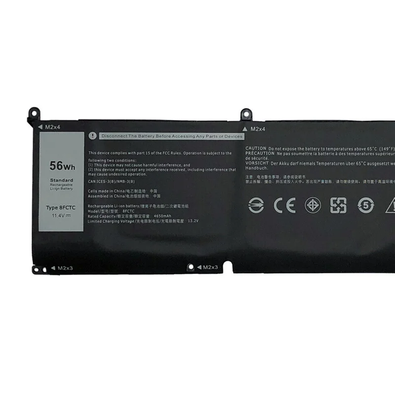 Новый аккумулятор для ноутбука Dell Alienware M15 R3 M17 XPS 15 9500 Precision 5550 серии 070N2F DVG8M P8P1P 69KF2