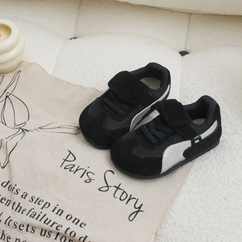 CBC 『 Deshi Форрест Гамп Детская обувь для малышей Весна и осень Бархатные мальчики